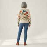Andrée | Cardigan à motif de fleurs sauvages