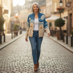Reine | Cardigan à motif de pissenlits