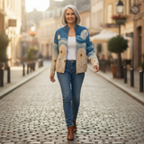 Reine | Cardigan à motif de pissenlits