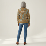 Brigitte | Cardigan à motif de chevaux et de cactus