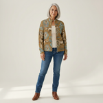 Brigitte | Cardigan à motif de chevaux et de cactus