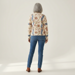 Sabine | Cardigan à motif de roses grimpantes