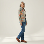 Pierrette | Cardigan à motif de jardin fleuri