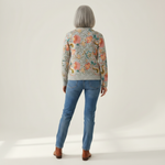 Pierrette | Cardigan à motif de jardin fleuri