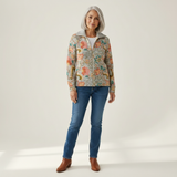 Pierrette | Cardigan à motif de jardin fleuri