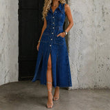 Adeline - Robe gilet ouverte devant