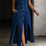 Adeline - Robe gilet ouverte devant