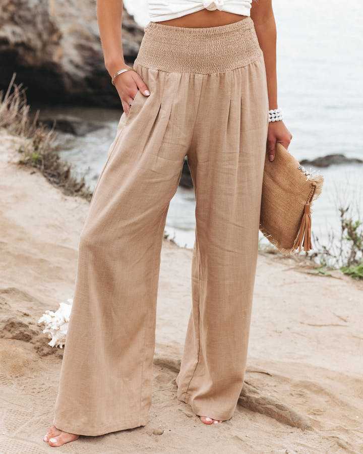 Aileen | Pantalon large de plage