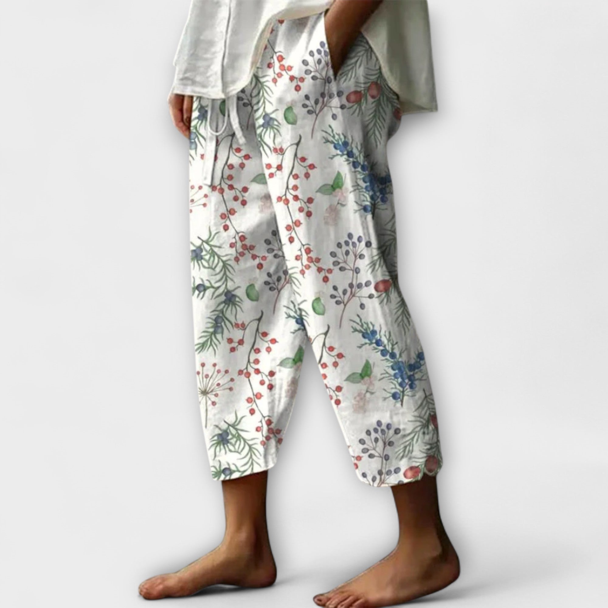 Airish – Pantalon décontracté imprimé à boutons