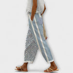 Airish – Pantalon décontracté imprimé à boutons