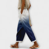 Airish – Pantalon décontracté imprimé à boutons
