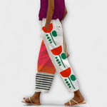 Airish – Pantalon décontracté imprimé à boutons