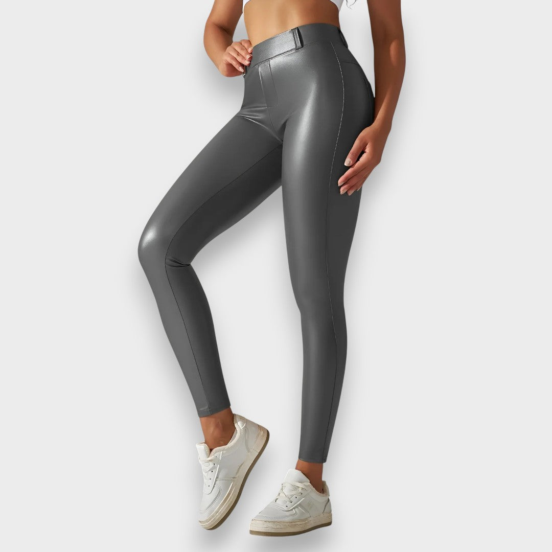 Alice | Legging effet cuir sculptant