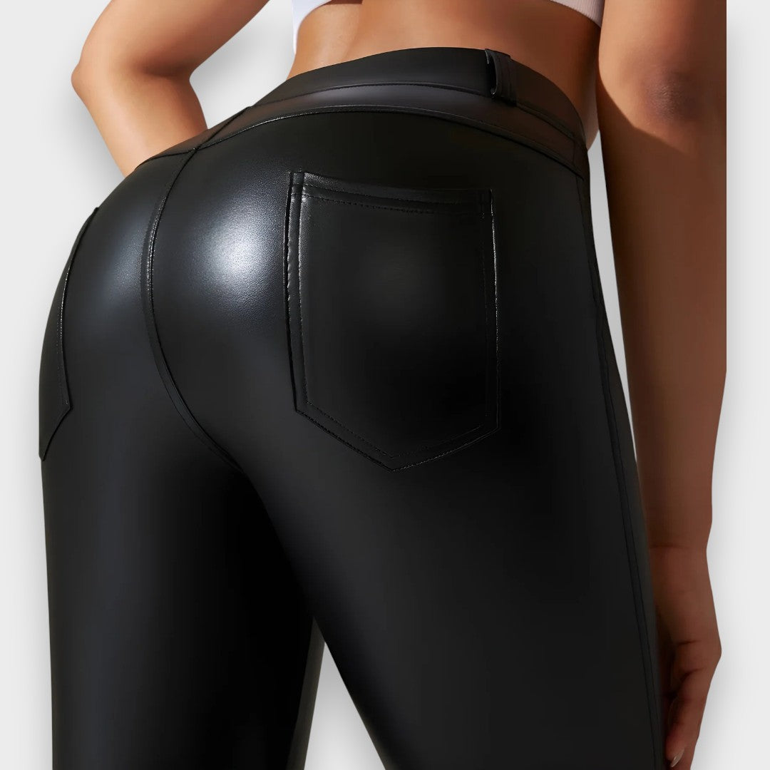 Alice | Legging effet cuir sculptant