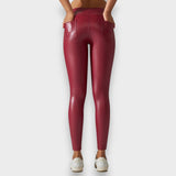 Alice | Legging effet cuir sculptant