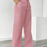 Alina | Pantalon rayé élégant à poches