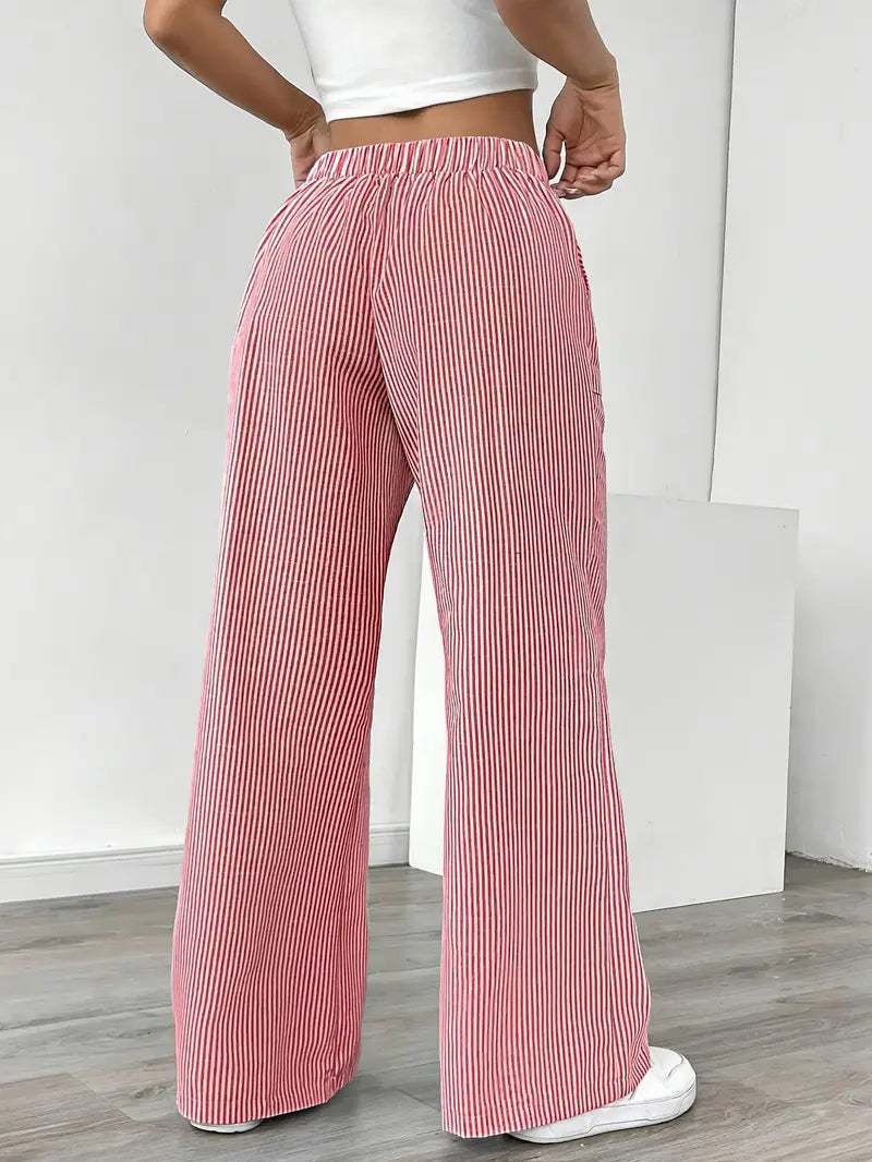 Alina | Pantalon rayé élégant à poches