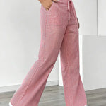Alina | Pantalon rayé élégant à poches