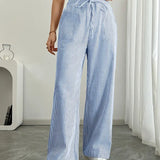 Alina | Pantalon rayé élégant à poches