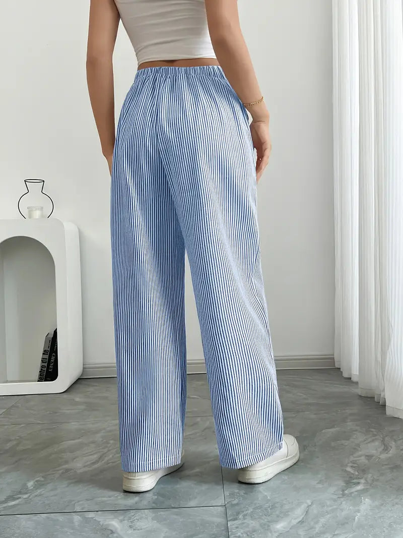 Alina | Pantalon rayé élégant à poches