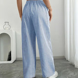 Alina | Pantalon rayé élégant à poches