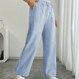Alina | Pantalon rayé élégant à poches