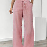 Alina | Pantalon rayé élégant à poches