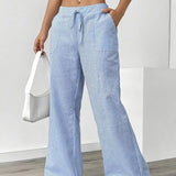 Alina | Pantalon rayé élégant à poches