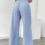Alina | Pantalon rayé élégant à poches