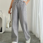 Alina | Pantalon rayé élégant à poches
