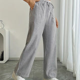 Alina | Pantalon rayé élégant à poches
