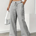 Alina | Pantalon rayé élégant à poches