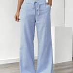 Alina | Pantalon rayé élégant à poches