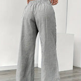 Alina | Pantalon rayé élégant à poches