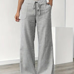 Alina | Pantalon rayé élégant à poches