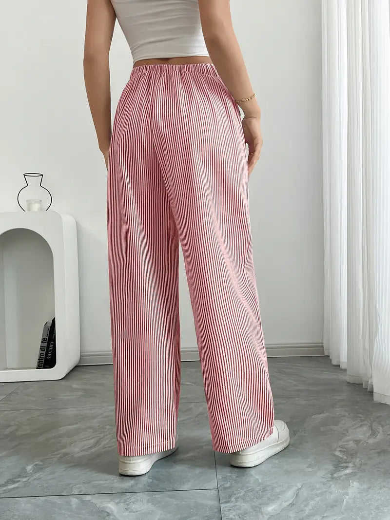 Alina | Pantalon rayé élégant à poches