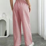 Alina | Pantalon rayé élégant à poches