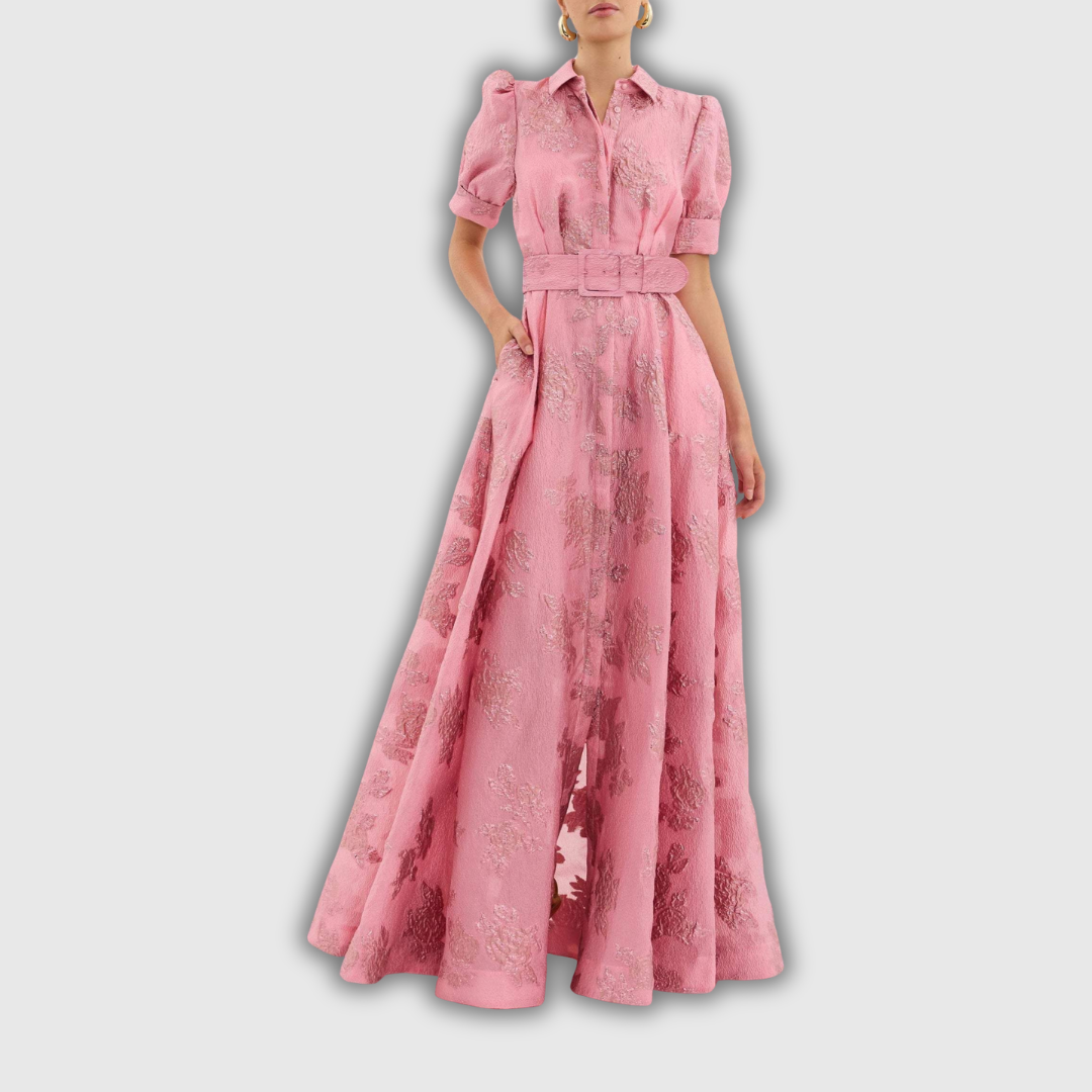 Anabella | Robe à manches courtes bouffantes
