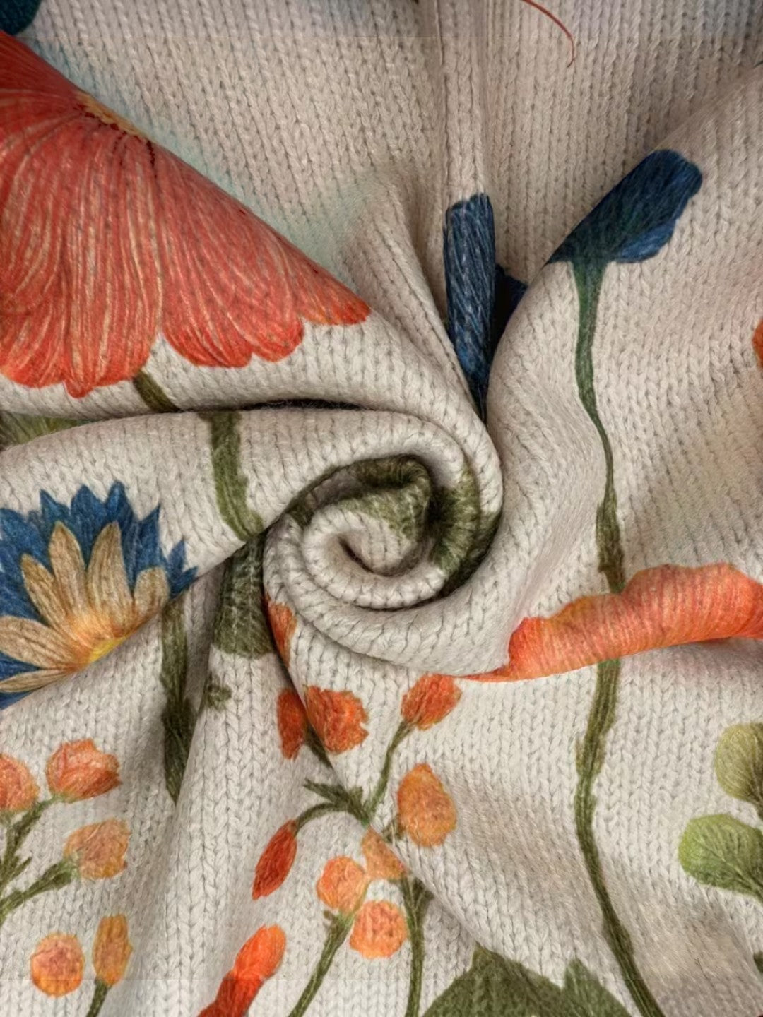 Andrée | Cardigan à motif de fleurs sauvages