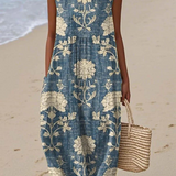 Arlo - Robe midi classique à motif floral