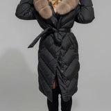 Aurelia | Manteau long avec fourrure