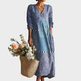 Ava | Robe en lin rétro