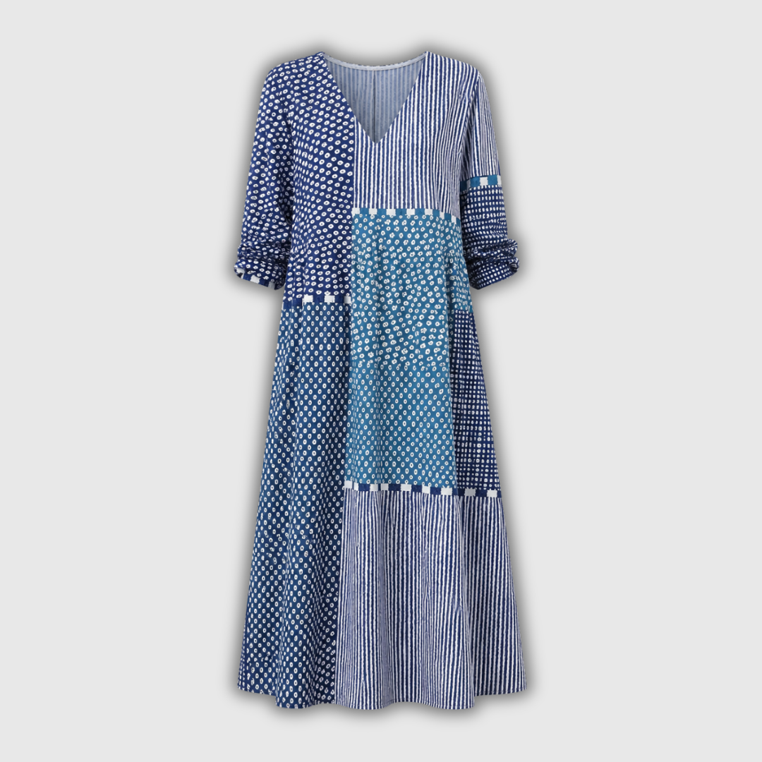 Ava | Robe en lin rétro