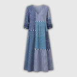 Ava | Robe en lin rétro