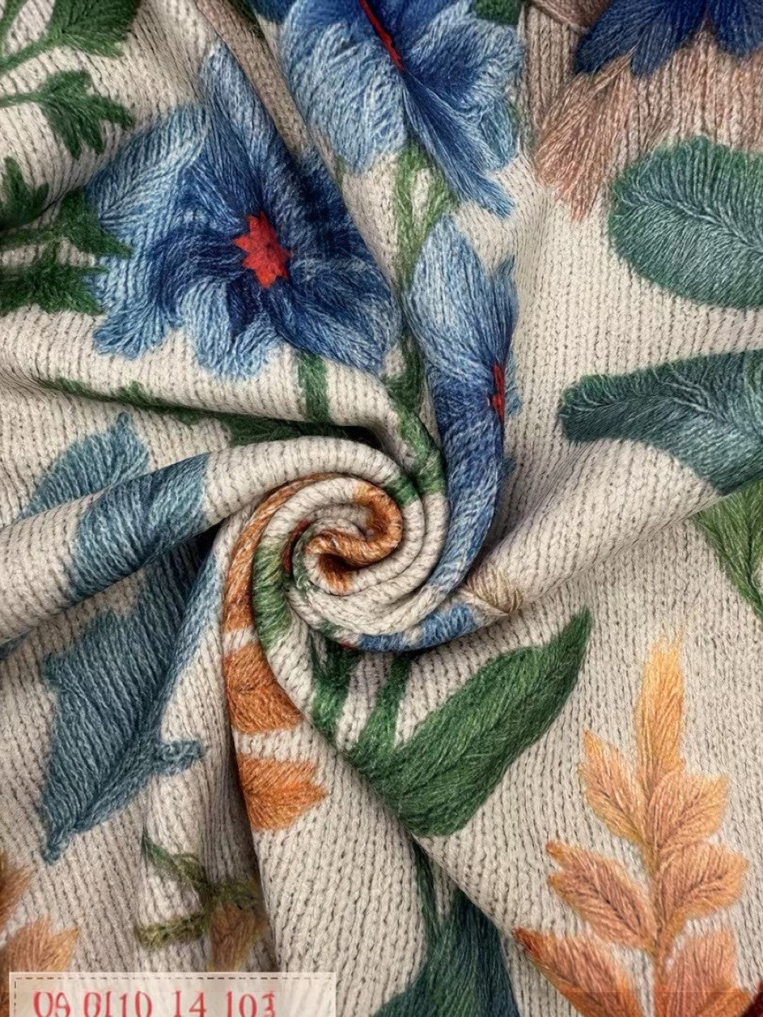 Bérangère | Cardigan à motif floral botanique