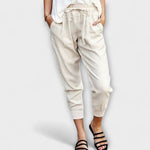 Blaire – Pantalon en lin mélangé coton