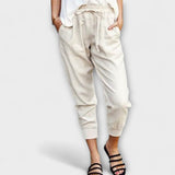 Blaire – Pantalon en lin mélangé coton