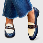 Bonnie | Mocassins bicolores