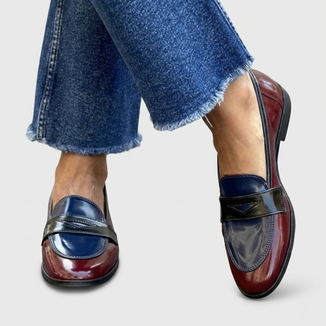 Bonnie | Mocassins bicolores