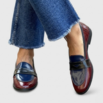 Bonnie | Mocassins bicolores